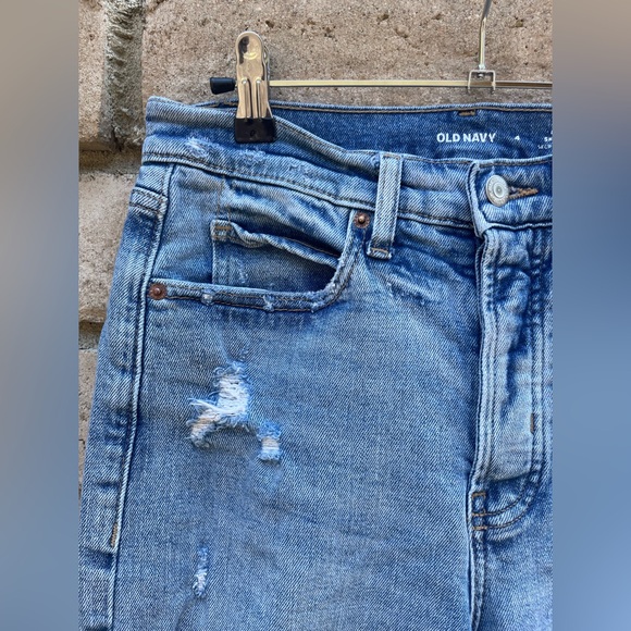 Old Navy Extra High-Rise Sky-High Straight Jeans Size 4 - Picture 3 of 8